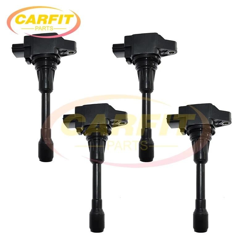 4 ชิ้น 22448-JA00C 22448JA00C 22448 JA00C คอยล์จุดระเบิดสําหรับ Nissan Altima Tiida Sentra Rogue Cub