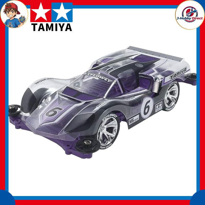 TAMIYA Mini 4WD Special Project Product Exflowery Polycarbonate Body Special (Purple) MS Chassis 955