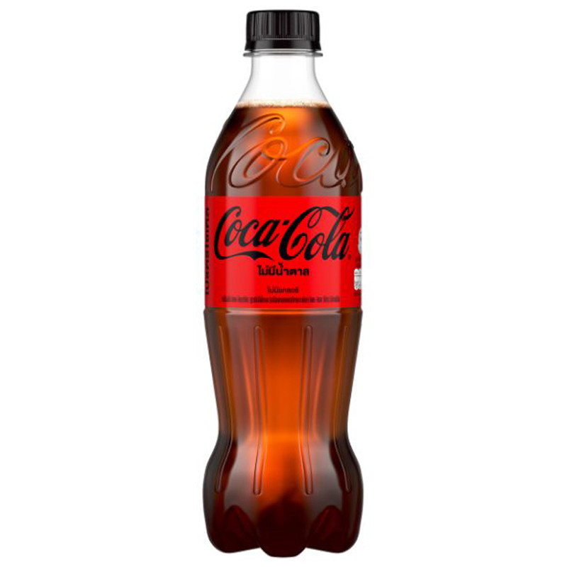 โค้กไม่มีน้ำตาล 510มล. Coke Soft Drink Zero Sugar 510ml. [หมายเลขบาร์โค้ด 8851959141076]