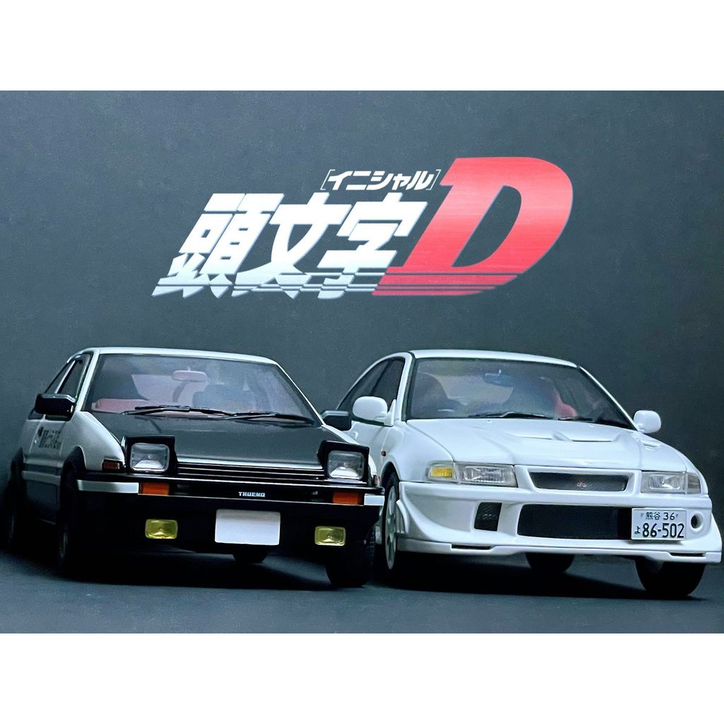 1/18 头文字D Autoart AE86 EVO6.5 Toyota Sprinter Trueno(AE86) หอมแดง Mitsubishi Lancer Evo VI TME (CP9A