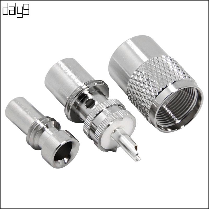 Dal PL259 CB เสาอากาศวิทยุปลั๊กตัวผู้สําหรับ RG8X RG59 RG8