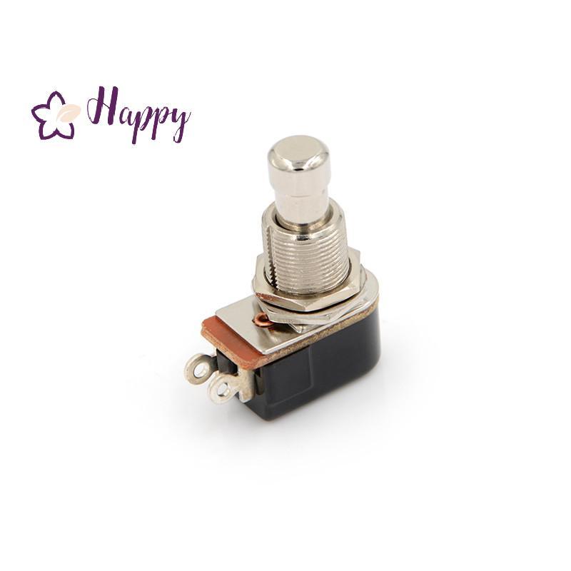 <Happybay> สวิตช์กีตาร์ไฟฟ้าใหม่ Momentary Push Button Foot Switch SPST ลดราคา