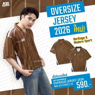 ใหม่!! WARRIX Oversize Lifestyle Jersey 2026 เสื้อโอเวอร์ไซส์ เสื้อกีฬาทรงโอเวอร์ไซส์ WA-261FBACL10