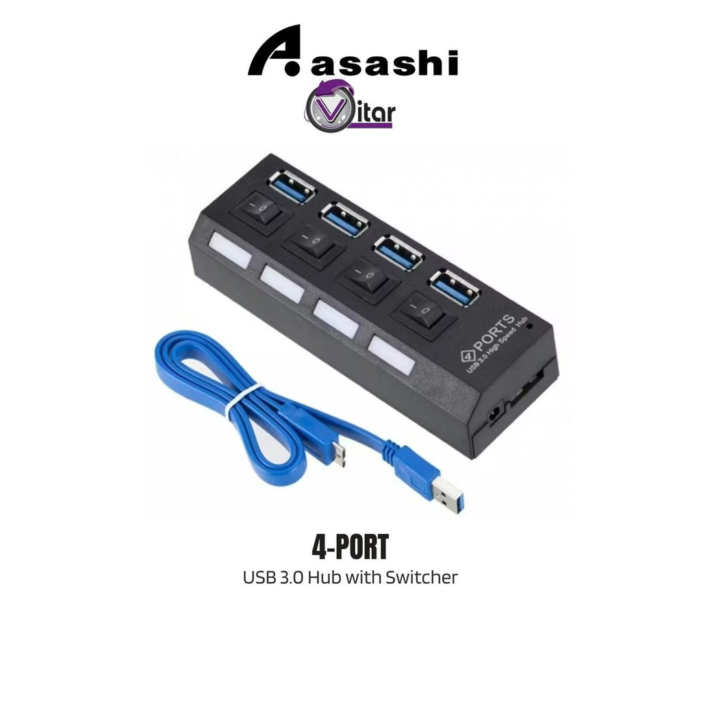 VAR 4 พอร์ต 7 พอร์ต USB 3.0 Hub พร้อม Switcher USB304HUB USB307HUB USB304HUB2