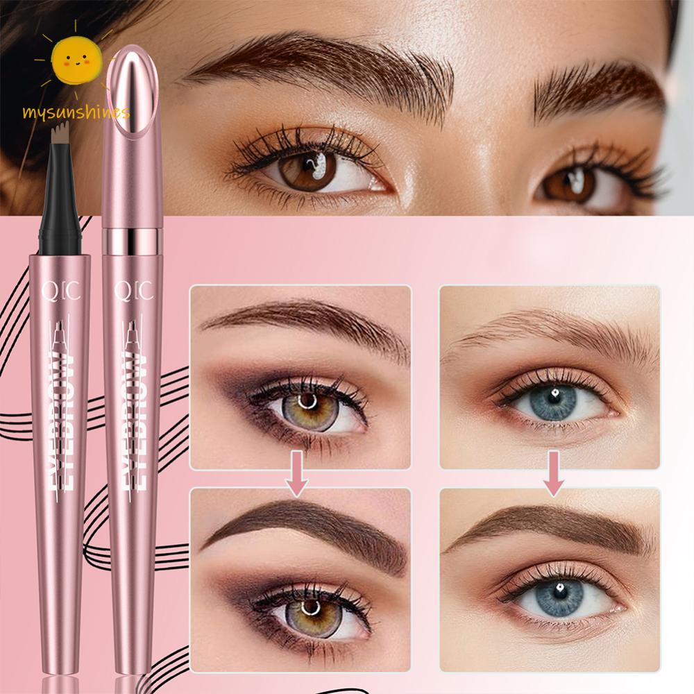 ❦ 3D ดินสอเขียนคิ้วกันน้ําดินสอเขียนคิ้ว Smudge-proof Eye Brow ดินสอ Long-Lasting Microblading ดินสอเขียนคิ้วสําหรับแต่งหน้า ราคา ถูกที่สุด ดีลบีเคเค แกลเลอรีภาพที่ 7