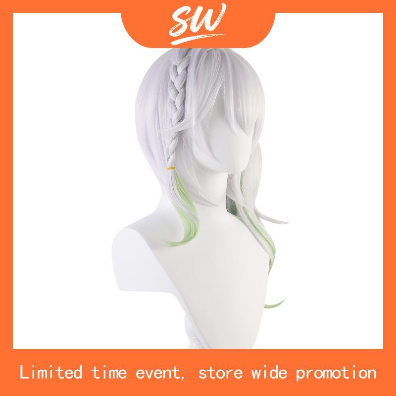 Alittlesearch11 Genshin Impact Nahida วิกผมคอสเพลย์ ทนความร้อน 50 ซม.