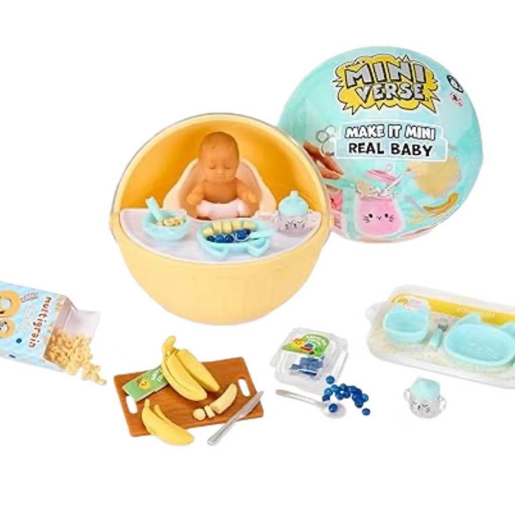 Miniverse Baby Food Ball Miniature DIY ของเล่นเด็ก Surprise Blind Ball ยืนยัน Edition