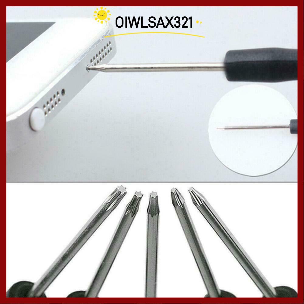 OIWLSAX321 Star Shaped ไขควง,เหล็กชุดหัวพลาสติกจับโทรศัพท์ Dismantling เครื่องมือ, Non Precision Mai