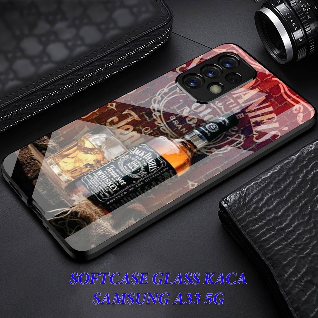 HP Softcase Glass Kaca SAMSUNG A33 [5G] - เคสโทรศัพท์ป้องกันสําหรับ SAMSUNG A33 [5G] [ A09]