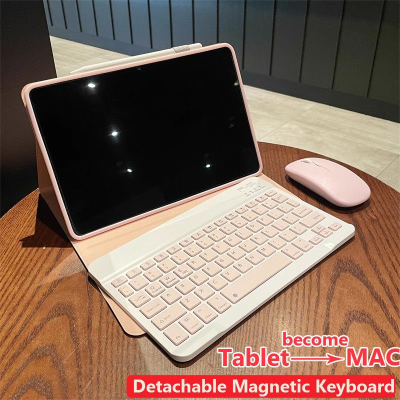 เคสคีย์บอร์ดสําหรับ Lenovo Idea Tab Pro 12.7 นิ้ว 2025 สําหรับ Xiaoxin Pad Pro 12.7/Tab ldea 11 บลูท