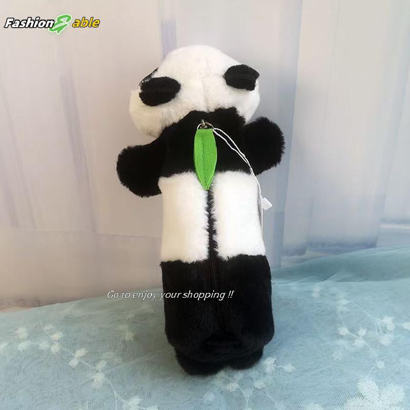 Fashion.shop03 การ์ตูน Panda Plush ดินสอน่ารักสัตว์กระเป๋าเครื่องสําอางเครื่องเขียนกระเป๋าเก็บกระเป๋
