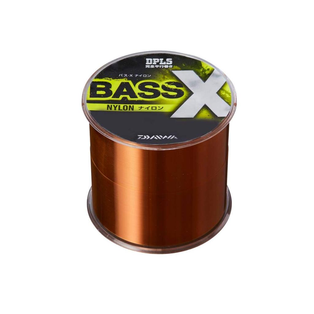DAIWA BASS-X Nylon Fishing Line 300m Assam Brown 4-25lb