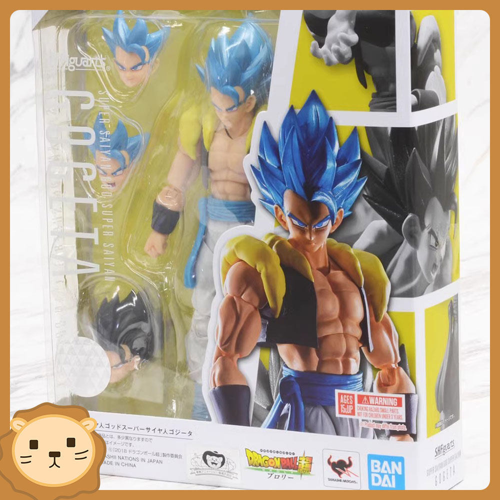 Bandai SHF Dragon Ball Dragon Ball Super Theatrical Edition Gogeta Super Blue Blue Hair Figure Model