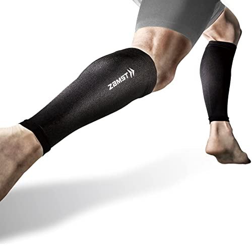 ZAMST Unisex Graduated Compression Stockings Calf Sleeve Compression Running (includes both legs) Si
