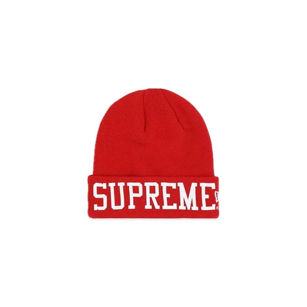 Supreme New Era Varsity Beanie Red Unused