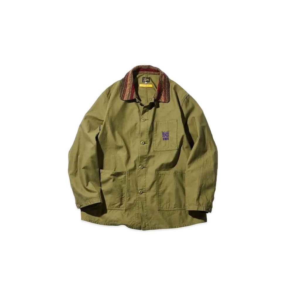UNION x NEEDLES D.N. Coverall Jacket Olive Unused