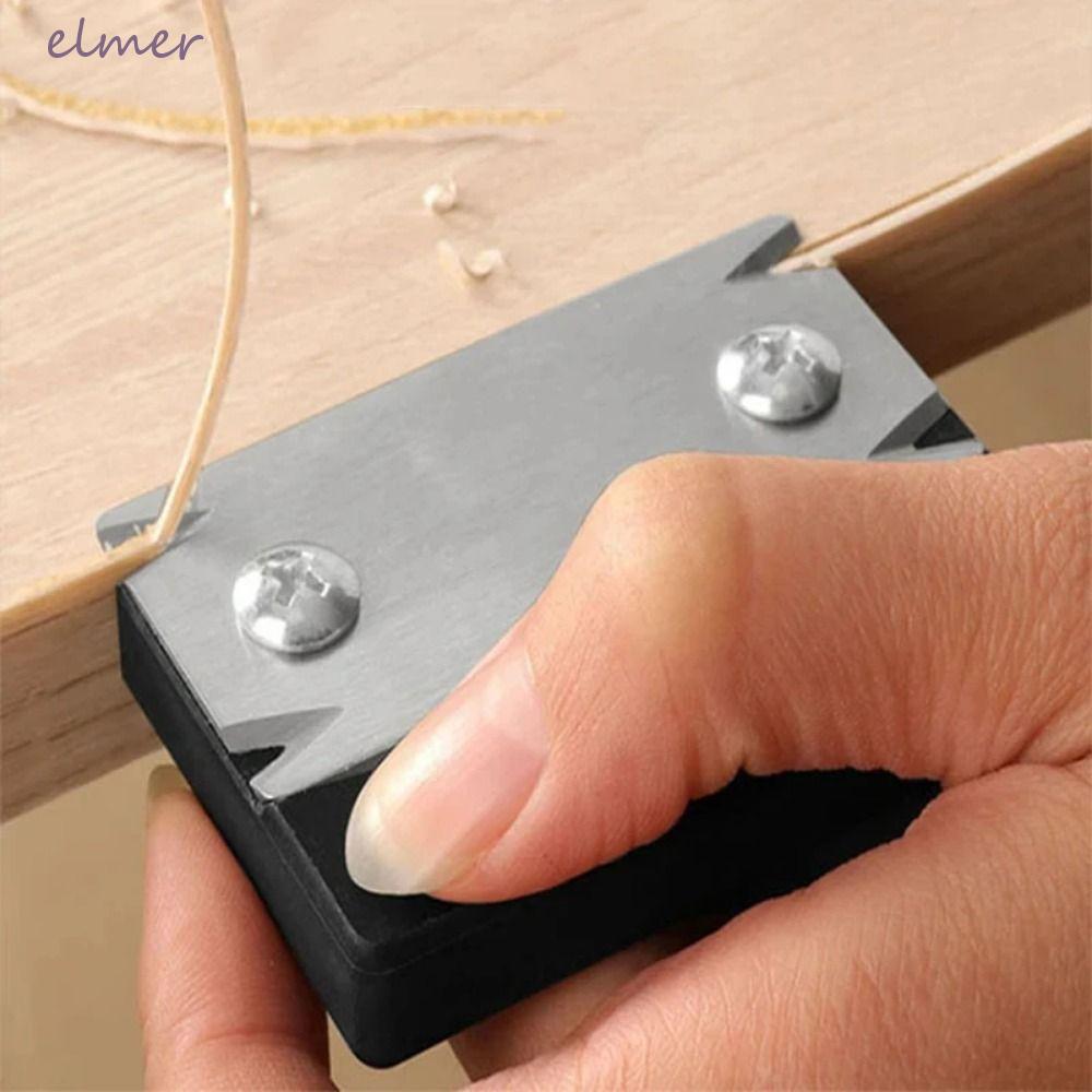 ELMER กระดานขูดเสี้ยน, เหล็กสี่เหลี่ยมคู่มือขอบTrimmer,ขอบแถบTrimmerมุมขวาพิเศษทนทานงานไม้ขอบมุมกบเค
