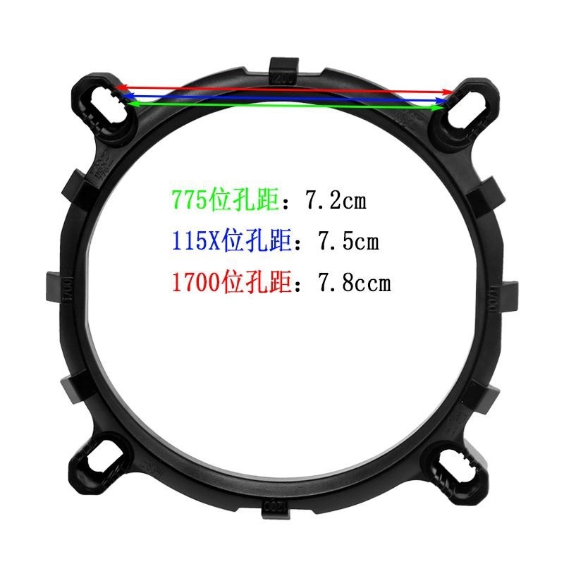 ขายึดเมนบอร์ดคอมพิวเตอร์ 115/775/1700 Universal Bracket 2011 Bracket AM4 Backboard AMD Buckle ขายึดเ