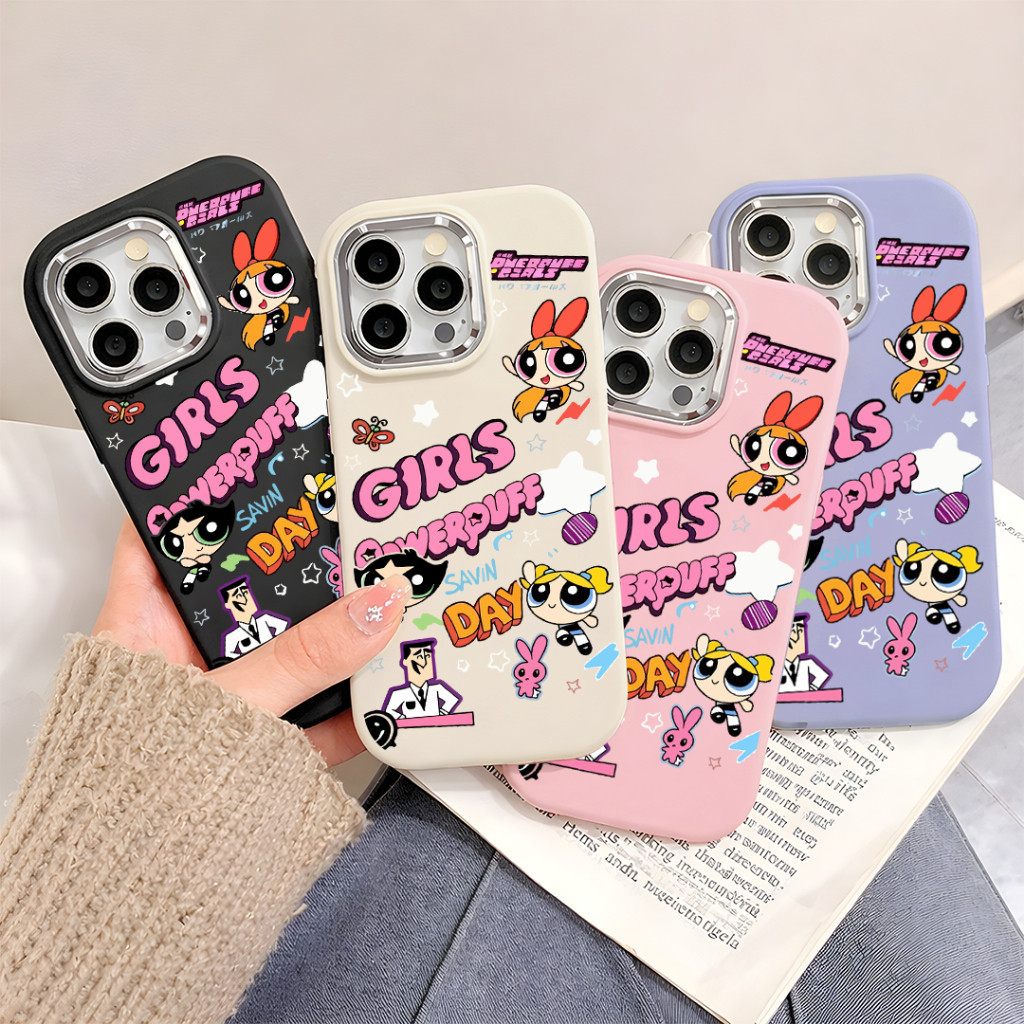 Powerpuff Girls Casing Little Chubby Case VIVO Y28 4G Y18/Y03 Y100 5G/Y200E 5G Y36 4G/5G Y27 5G/Y27S