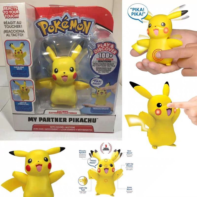 Pokemon Pikachu Talking Glowing Pikachu Fire Dragon Interactive Toy