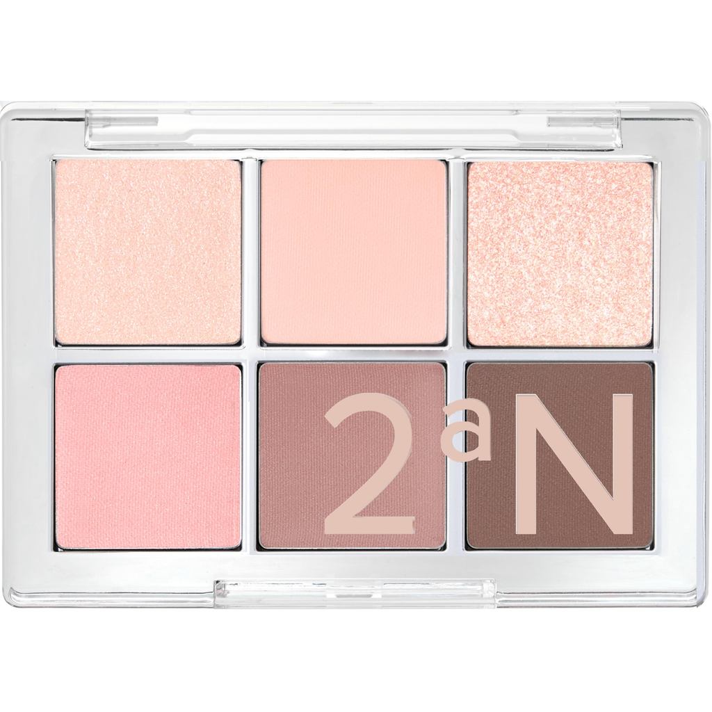ผู้ชนะรางวัลความมุ่งมั่นริมฝีปาก 2aN Official อายแชโดว์ อายแชโดว์พาเลท BETTER ME EYE PALETTE 02 FAIR