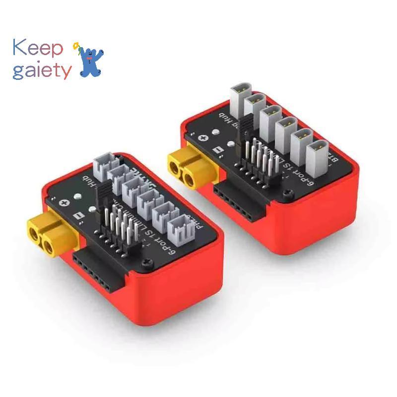 [Kpt-t] 1 ชิ้น OSH 6-Port 1S แบตเตอรี่ชาร์จ Hub สําหรับ LiPo LiFe Li-ion LiHV รองรับ B6neo 2 B6neo+ 