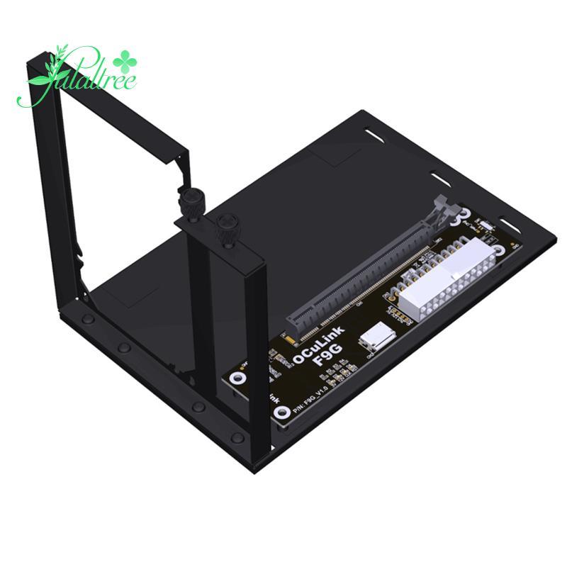 [ ]F9G-BK7 EGPU OCuLink GPU Dock PCIe4.0 X4 โน้ตบุ๊คแล็ปท็อปไปยังกราฟิกการ์ดวิดีโอภายนอก M.2 OcuLink