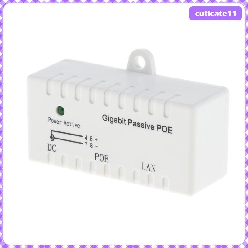 [Cuticate1] Gigabit Passive Power Over Ethernet POE หัวฉีดสําหรับขั้วต่อ 2.1 มม. x 5.5