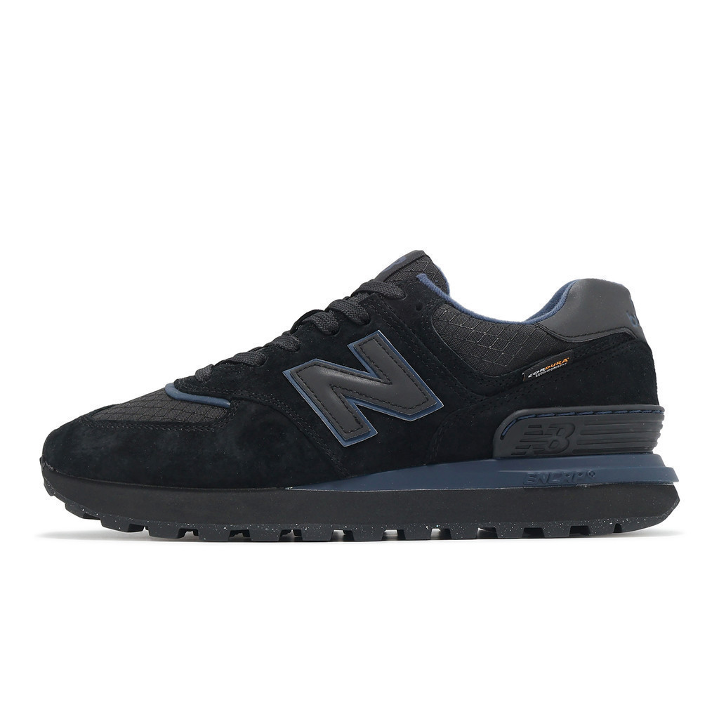 New Balance รองเท้าลําลอง New Balance 574 Legacy ผู้ชายผู้หญิงฉีกขาดสีดํา NB U574LGPB-D UAYB 0NCB E2