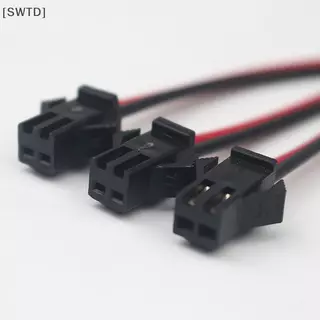 [SWTD] 10 คู่ยาว SM Connector Terminal ปลั๊กสายไฟชายหญิง Splice ขั้วต่อสายไฟสีแดงและ Bla สายไฟ LED ดาวน์ไลท์โคมไฟเพดาน null