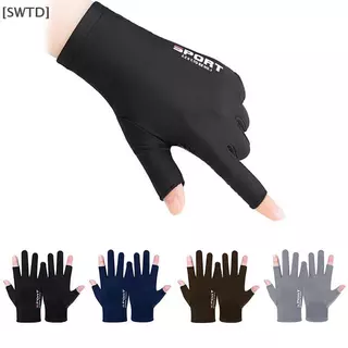 [SWTD] Anti-UV ผู้ชายผู้หญิงถุงมือตกปลา Antiskid ฤดูใบไม้ผลิ Breathable ขี่จักรยานถุงมือกีฬาตกปลา null