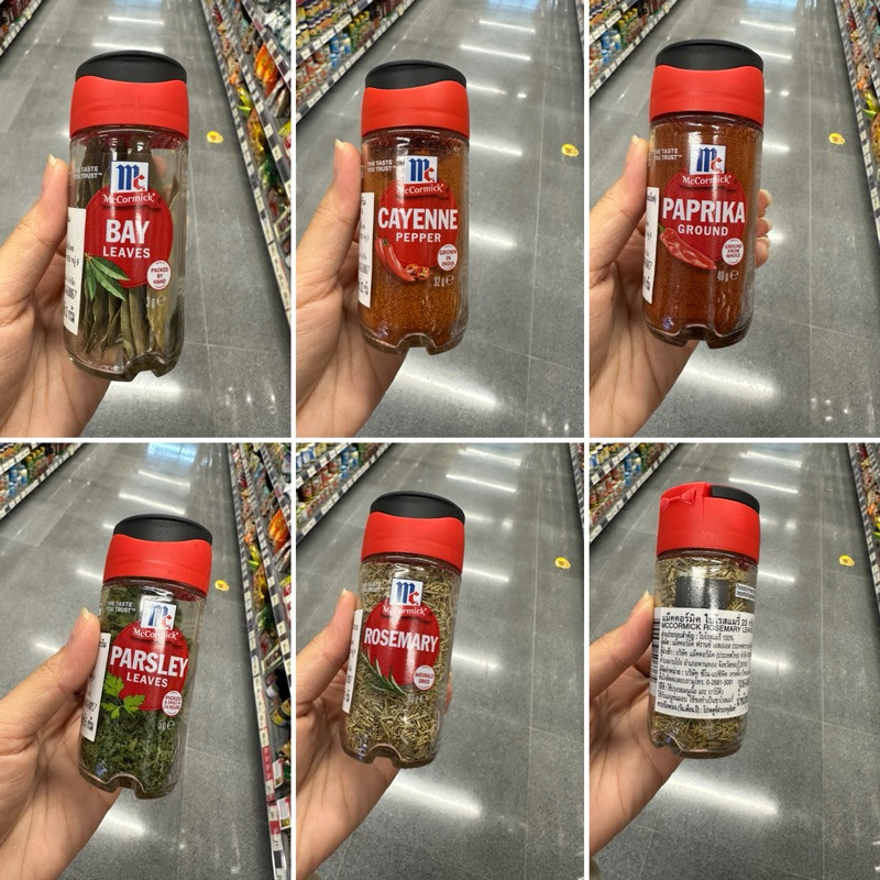 พริกปาปริก้า กราวน์ ตรา แม็คคอร์มิค 40 G. McCormick Paprika Ground / Bay Leaves / Parsley Leaves / R