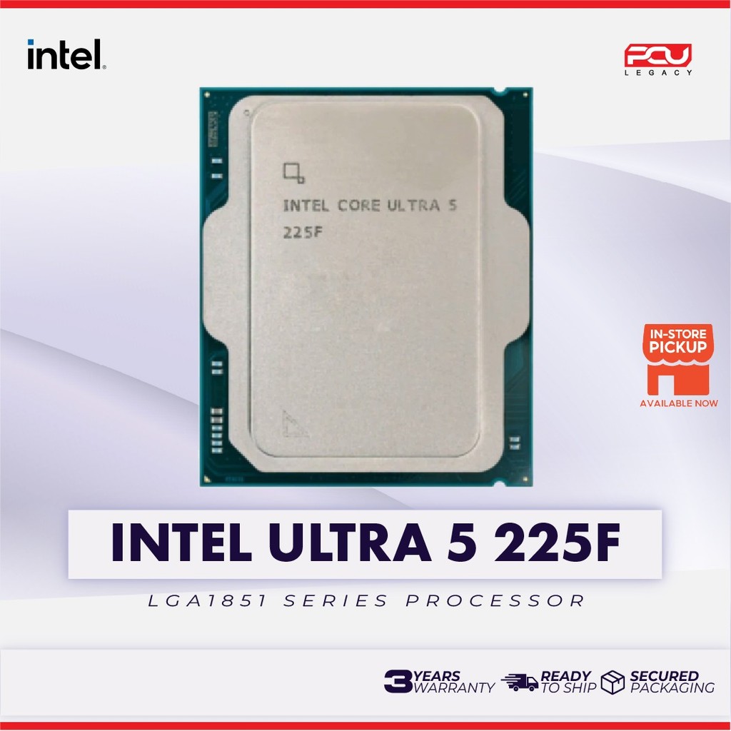 INTEL CORE ULTRA 5 225F LGA1851 หน่วยสัญญาณ PROCESSOR