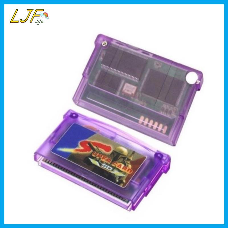 รุ่น LJF รองรับการ์ด TF สําหรับ GameBoy Advance ตลับหมึกเกมสําหรับ GBA/GBM/IDS/NDS
