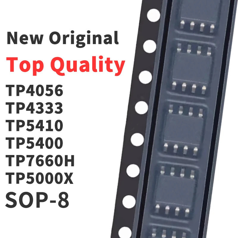 5PCS TP4056 TP4333 TP5410 TP5400 TP7660H TP5000X SOP-8 ชิปใหม่ ic