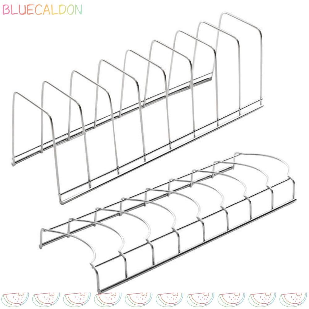 BLUECALDON ชั้นวางจานระบายน้ํา, ประหยัดพื้นที่แผ่นเงินชั้นเก็บ,ทนทานอเนกประสงค์ชามสแตนเลสแผ่นDrainerผู้ถือห้องครัว