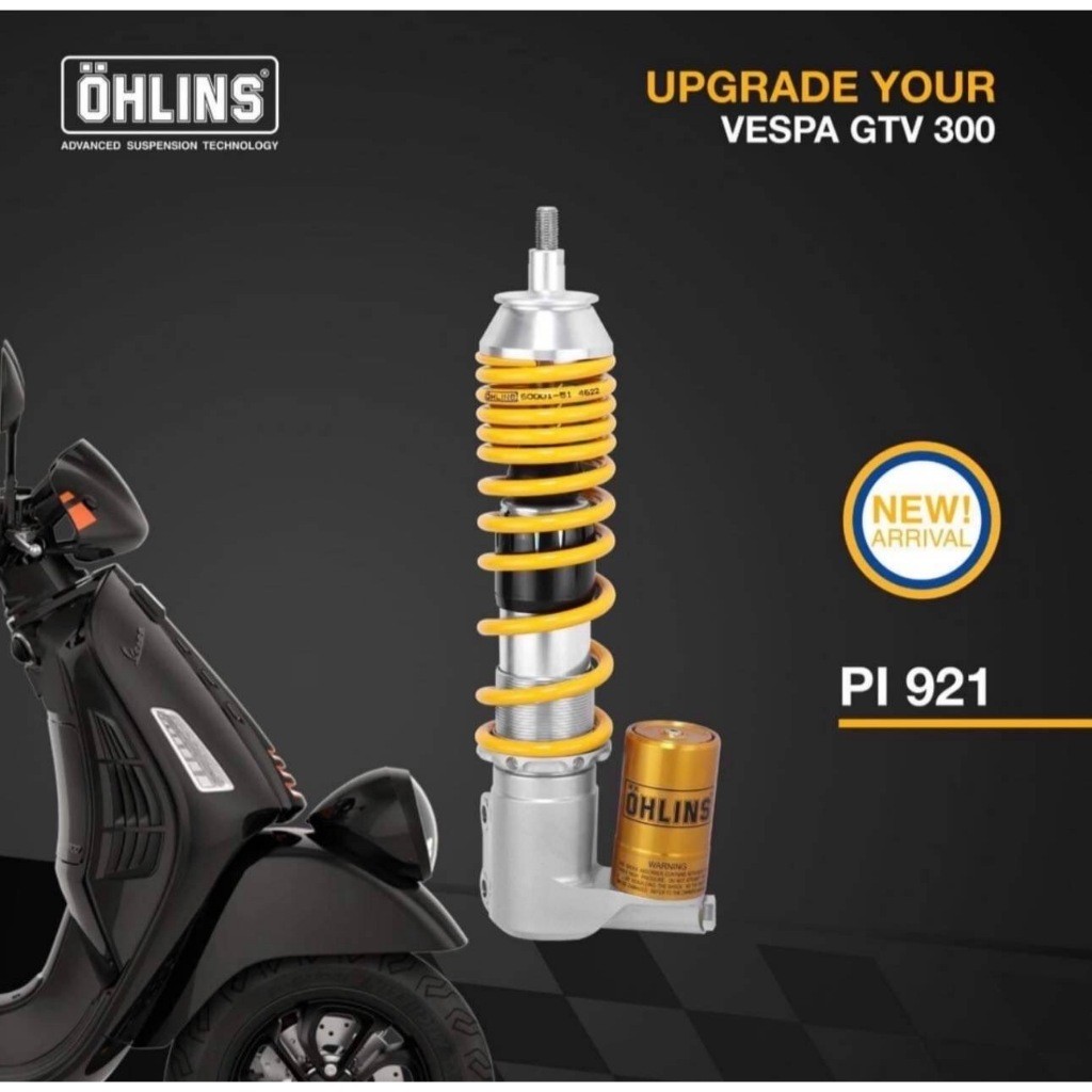 โช๊คหลังแต่ง OHLINS PI 921 For Vespa GTV300 2023-24