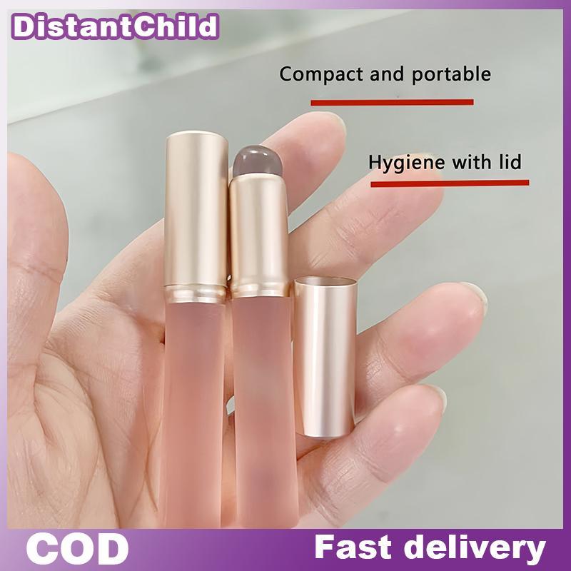 DSTH ซิลิโคนรอบหัว Soft Lip Brush Pro Lipsti Application Smudge แปรงสาวผู้หญิงเครื่องมือเครื่องสําอา