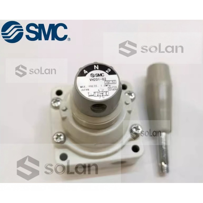 SMC วาล์วหมุนมือ VH200/VH201/VH202/VH300/VH302/VH400/VH402/VH210/VH212/VH211/VH310-02-03-04 ยี่ห้อให