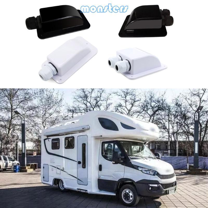 Mon Wearproof Yacht Roof Junction Box 1 2 Hole Solar Panel Cable Entry Gland