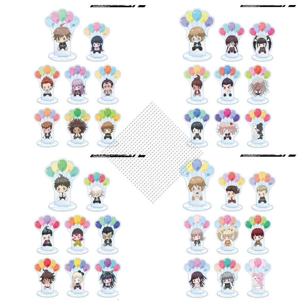 เกม Danganronpa อะคริลิคตุ๊กตาอะนิเมะ Mioda Ibuki Hinata Hajime รูปคอสเพลย์ของเล่นของขวัญ