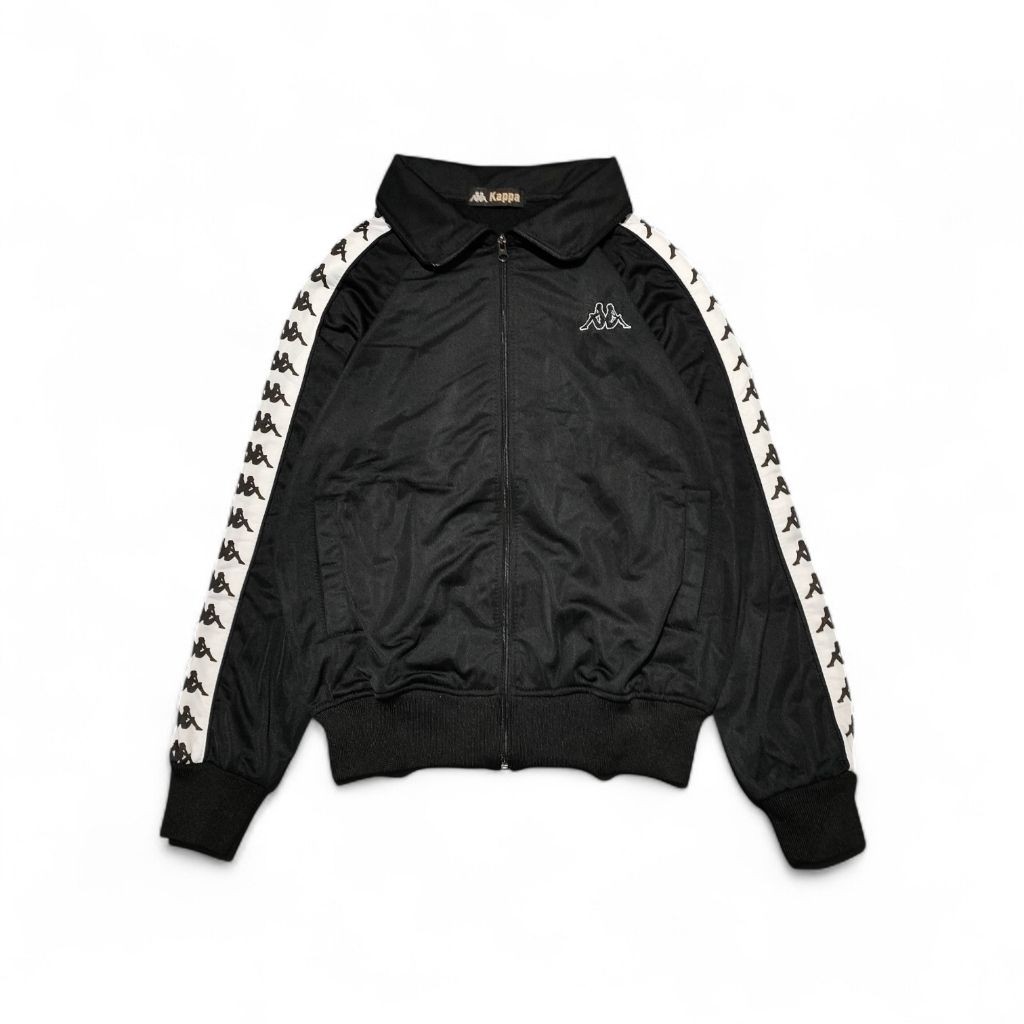 Kappa Black Premium Casual Tracktop Jacket M-XL