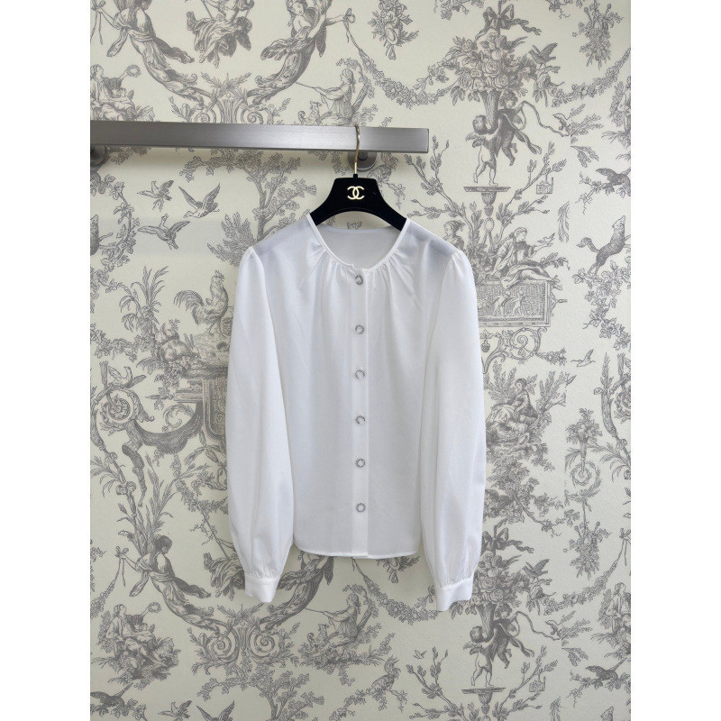 O9LT Ch**el Women's shirt2025New summer style elegant loose-fitting slimming exquisite blouse