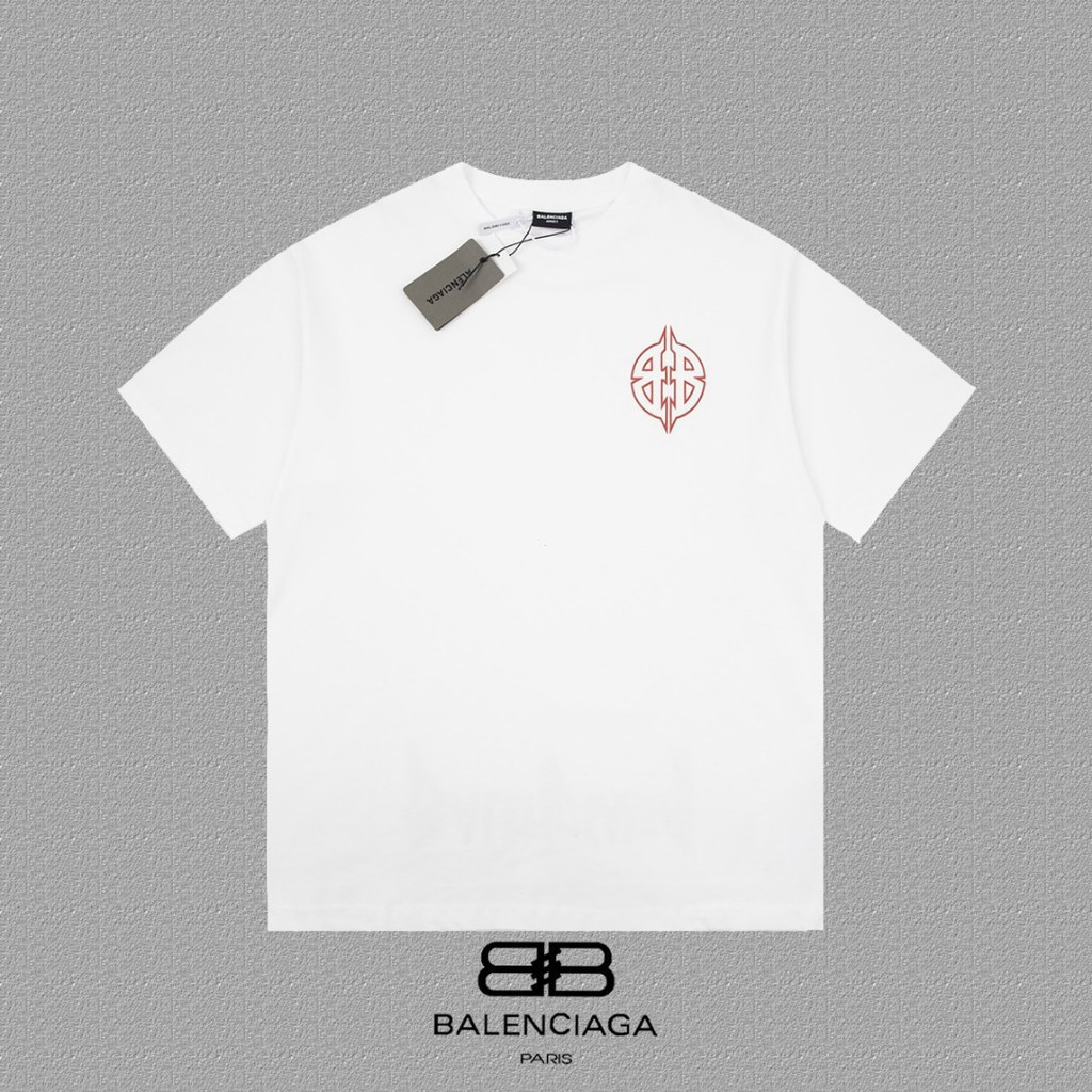 BALE & NICIA @ GA2026 ขนาดใหญ่ 6XL Star รอบคอแขนสั้นเสื้อยืดคู่สไตล์ผู้ชาย Heavy Slim Creative 2025 