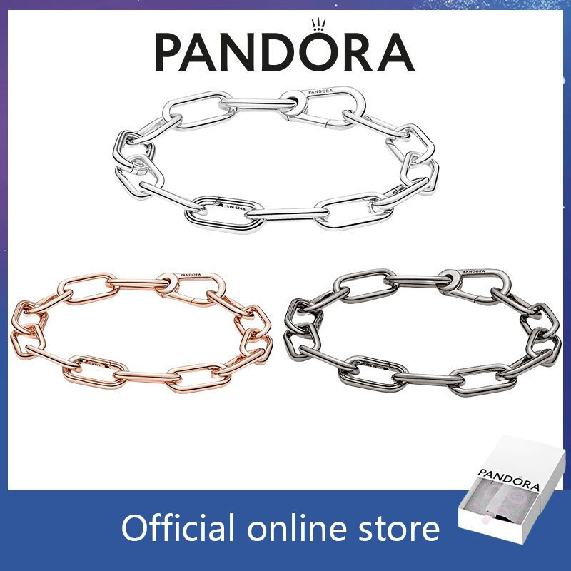 เครื่องประดับสร้อยคอเงินแท้ S925 ของแท้ 100% PANDORA Pandora ME Medium-Link Chain Bracelet