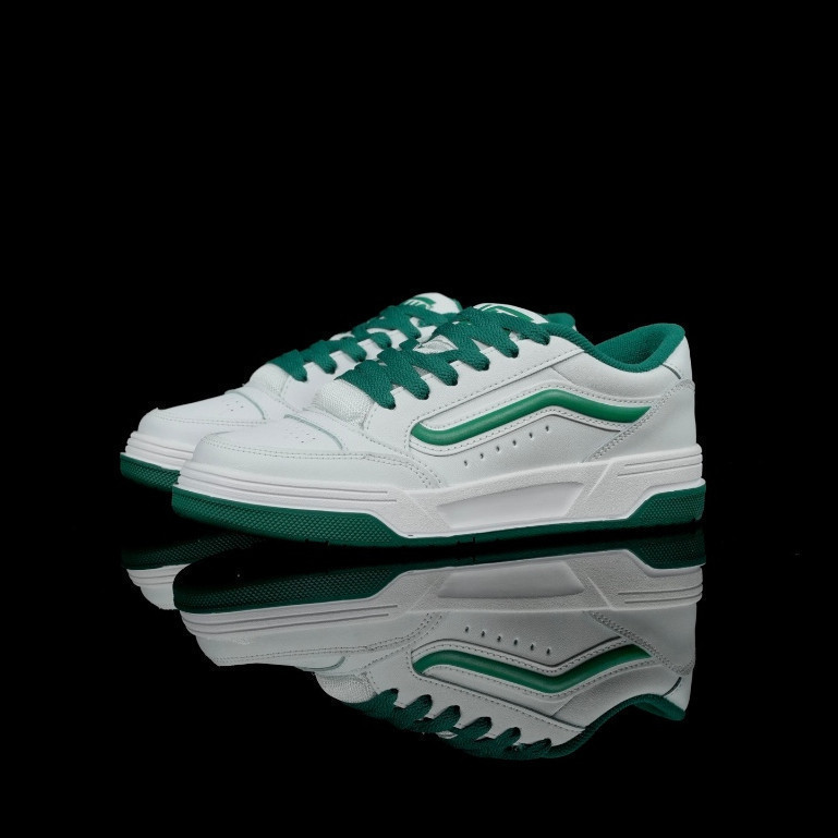 Vans Hylane Short Casual Shoes ขอบขาวและเขียว