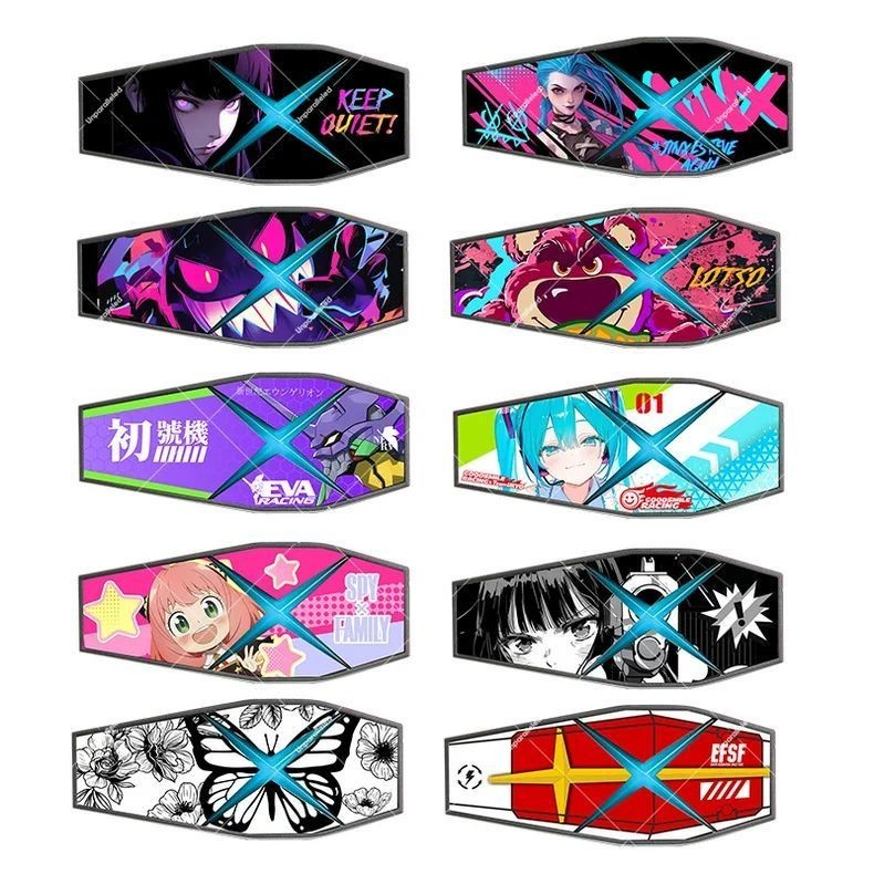 สติกเกอร์กันน้ำและตกแต่งสำหรับหูฟัง ASMAX F1 ขนาด 1.05