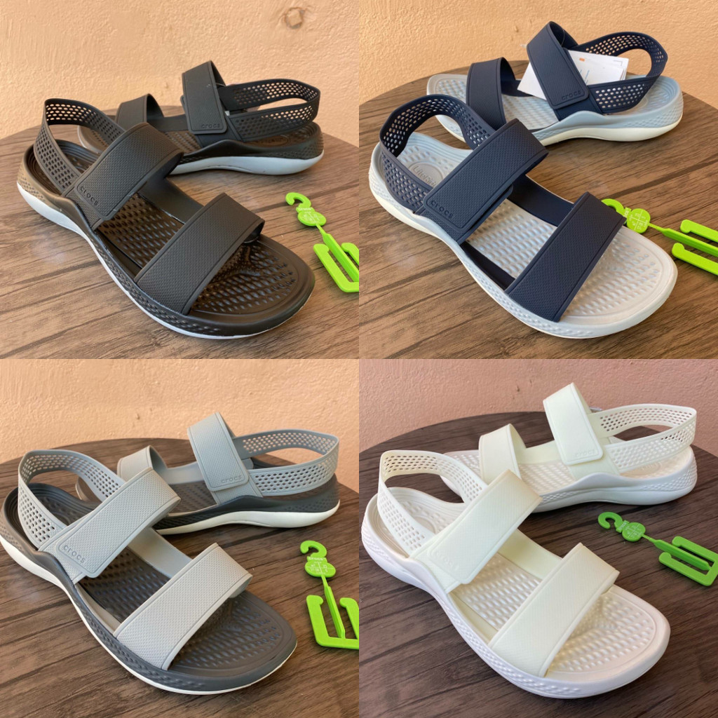 Crocs Literide Marbled Sandal Slip-On Sandals for Women Women's Sandals, Cross Shoes, Health Shoes, 