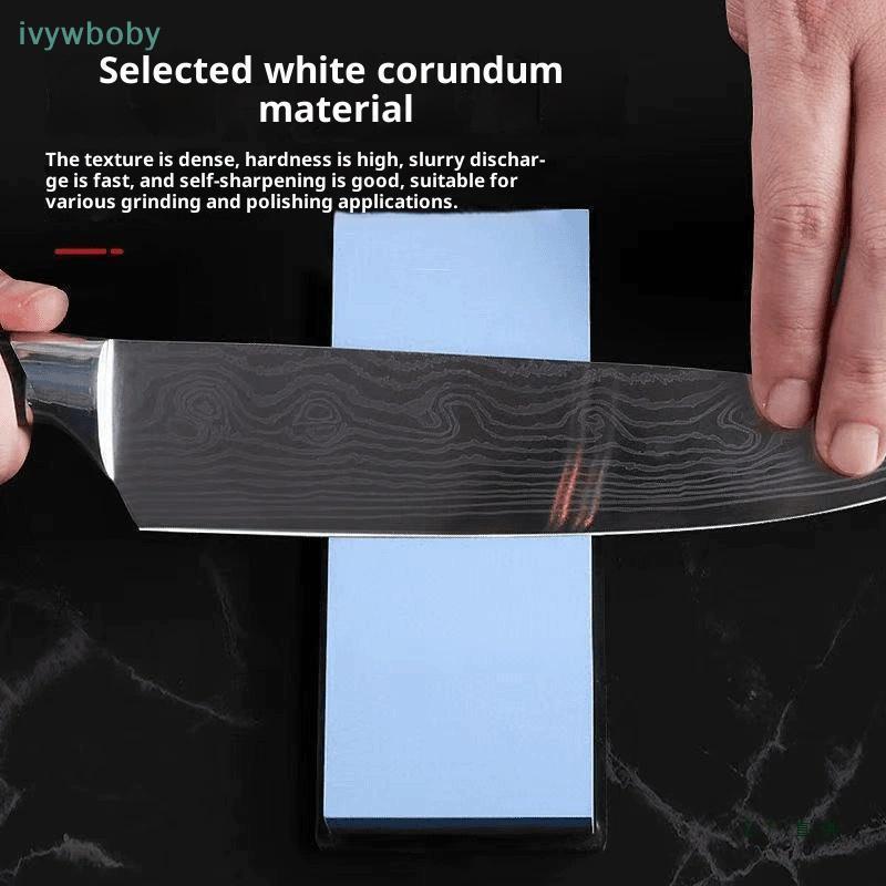 [IVY] 400/1000/3000/4000/8000 Grit Whetstone Sharpening 2 Side Carbon Steel Sharpener Chisel Honing 