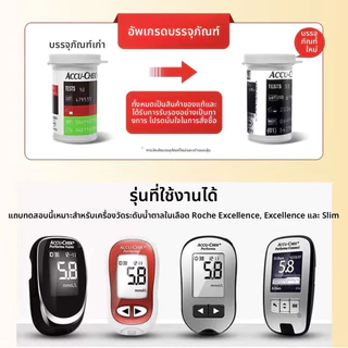 (EXP:04/2027) Accu Chek Accuchek Performa Blood Sugar Test Strips 50/100 แผ่น GlucoVita